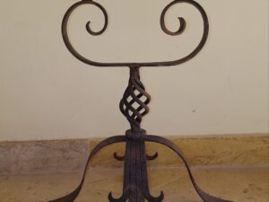 Candelabro de forja 2/V Farolillo Oxidado